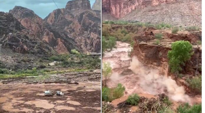 Inundación en el Gran Cañón deja dos muertos y un desaparecido