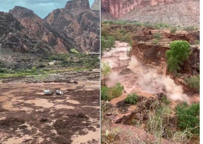 Gran Cañon inundacion