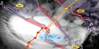Huracán Polo toca tierra en Baja California Sur; Comondú concentra los primeros efectos