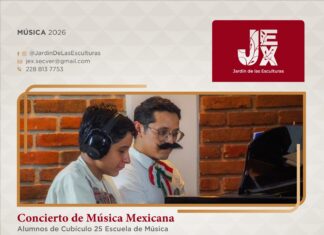 Cubículo 25 realizará recital musical en el Jardín de las Esculturas de Xalapa
