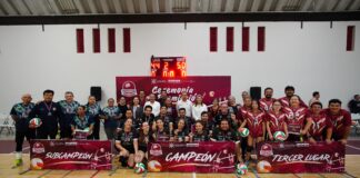 Realiza Ayuntamiento ceremonia de premiación del Torneo Nocturno de Voleibol Interdependencias