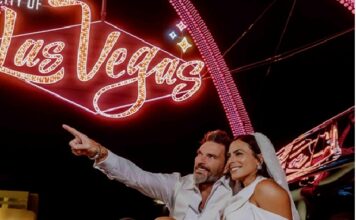 Julián Gil y Valeria Marín se casan otra vez en Las Vegas