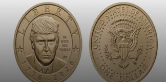 EEUU lanza monedas de 1 dólar con la cara de Trump