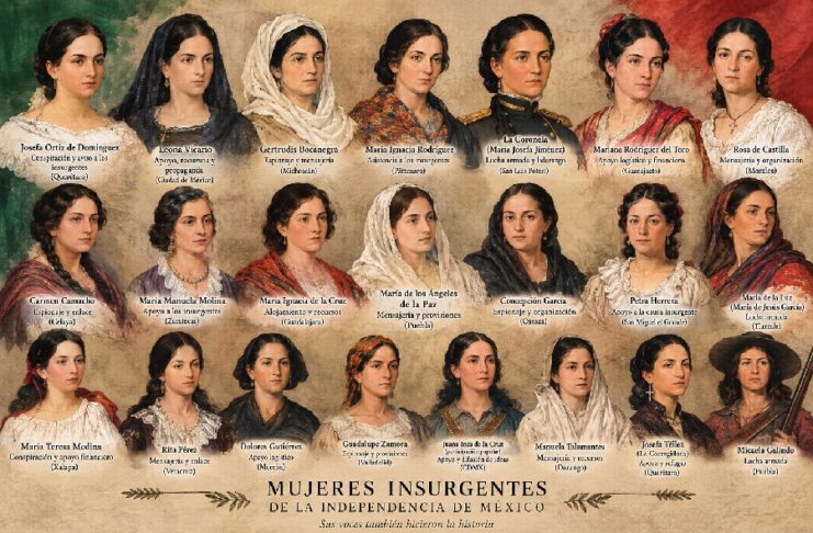 Las Mujeres insurgentes y su trascendental rol en la historia de México