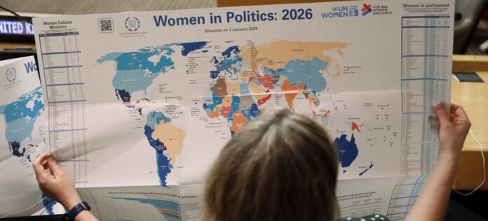 ONU Mujeres Ryan Brown Un mapa mundial puestos de liderazgo de mujeres