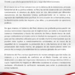 Perú rompe relaciones diplomáticas con Irán por llamado a la guerra y restricciones en Ormuz