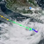 Tormenta tropical Rachel se forma en el Pacífico y se suma al Frente Frío 1