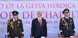 En el 179 Aniversario de la Gesta de los Niños Héroes, Fuerzas Armadas refrendan compromiso con la seguridad de Veracruz