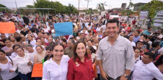 Rocío Nahle pone en marcha rehabilitación de 9.4 km de caminos en San Rafael