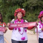 Cumple Rocío Nahle con la Huasteca; inaugura tramo en Huayacocotla – Zontecomatlán