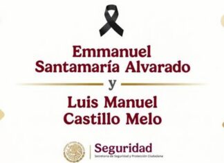 SSPC rinde homenaje a los dos agentes muertos en cumplimiento de su deber en Omealca Veracruz