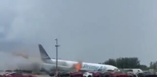 Avión de carga de Amazon se sale de la pista en Miami; hay cinco muertos y cinco heridos