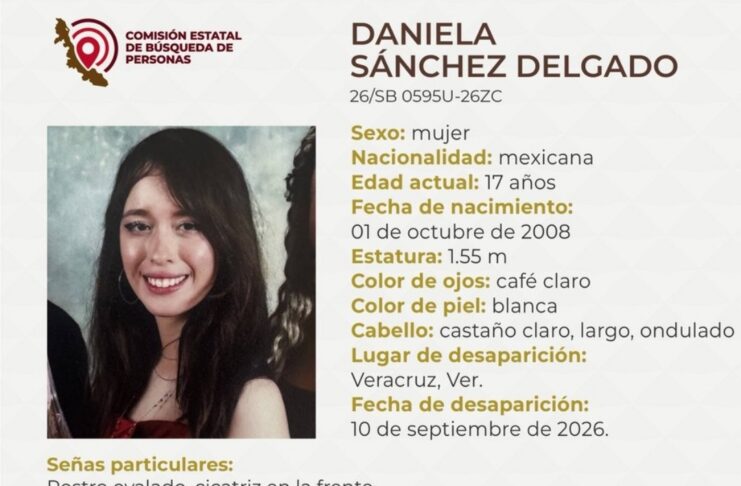Búsqueda de Daniela Sánchez entra en horas clave; UV exige acelerar protocolos en Veracruz