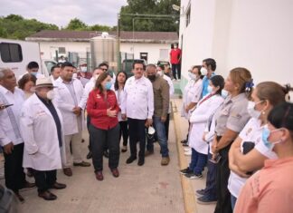 Hospital por hospital, gobernadora Rocío Nahle atiende abasto, mantenimiento y equipamiento