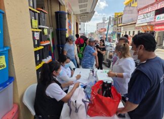 Alta participación de familias en Jornada de Vacunación contra el Sarampión durante el fin de semana