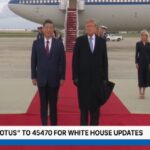 Trump recibe a Xi al pie del avión en excepcional señal diplomática