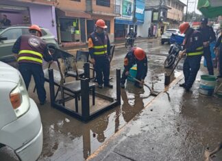 Continúan labores de limpieza y evaluación de daños tras lluvias en Xalapa, Tlalnelhuayocan, Banderilla y Tlaltetela