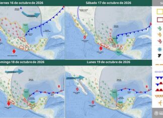 Mantiene Veracruz Alerta Gris por lluvias intensas y evento de Norte: SPC