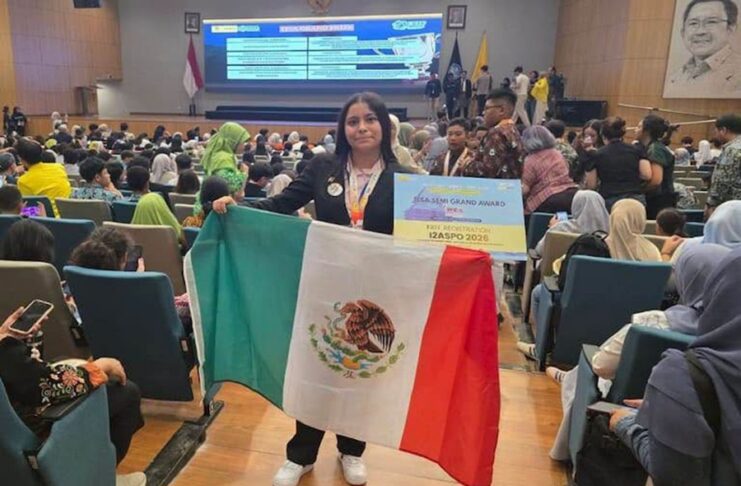 ¡De apagar una vela a conquistar el oro mundial! Ángela, la joven mexicana que creó un extintor que combate el fuego con sonido