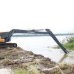 Atención inmediata y desazolve reducen niveles de agua en zonas inundadas de Nanchital