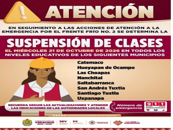 Atencion Suspension de Clases