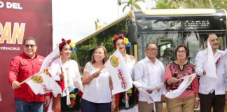 Rocío Nahle arranca el servicio Papaloapan para atender la movilidad de más de 60 mil usuarios