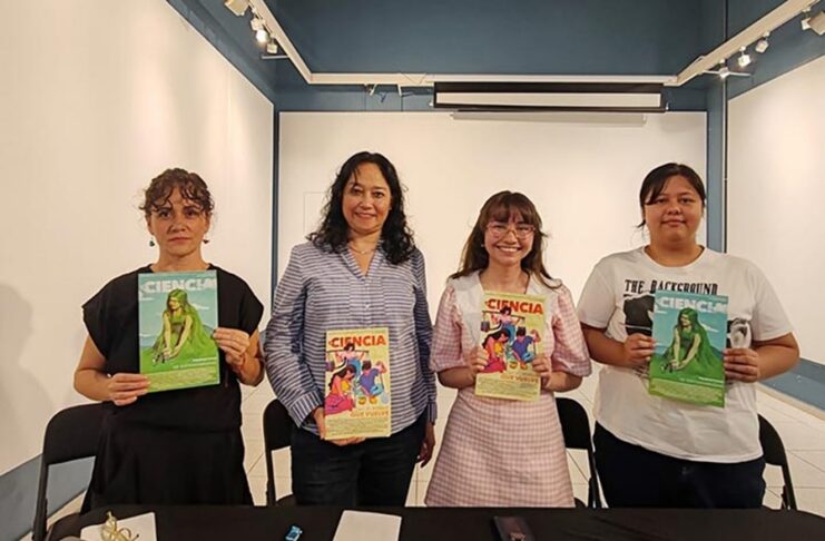 Alumnas de Artes Plásticas dan rostro a la divulgación científica
