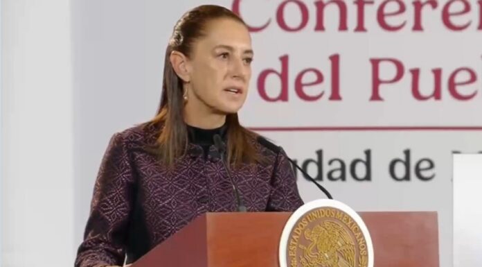 Presidenta Sheinbaum pide evidencias a EU por presuntos disparos desde México.
