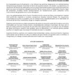 Gobernadoras y Gobernadores de Morena cierran filas con Ariadna Montiel y exigen pruebas a Maru Campos