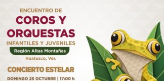 Huatusco, sede del Encuentro de Coros y Orquestas Infantiles y Juveniles