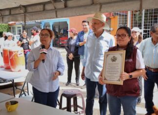 Trabaja Ayuntamiento por el bienestar social; Daniela Griego encabezó Tequio en El Cafetal