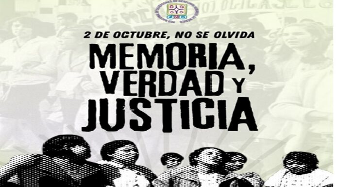 Reconocen, nombran y dan lugar a las historias de mujeres que participaron en el movimiento estudiantil del 2 de octubre