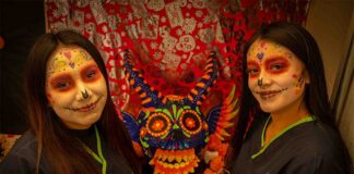 Estudiantes de Odontología UV dieron vida al Día de Muertos