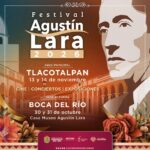 Invita SECVER al Festival Agustín Lara en Tlacotalpan y Boca del Río, los días 13 y 14 de noviembre