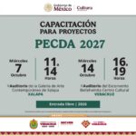 SECVER orientará a la comunidad artística para la elaboración de proyectos PECDA 2027