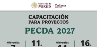 SECVER orientará a la comunidad artística para la elaboración de proyectos PECDA 2027