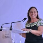 Lluvias fuertes pondrán bajo vigilancia a la Huasteca; preocupa a la Gobernadora Nahle puente Ilamatlán-Sontecomatlán.