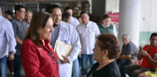 Rocío Nahle reporta supervisión de 31 hospitales y en octubre cubrirá los 61 del Estado.