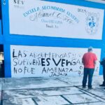 Suspenden clases en secundaria Manuel C. Tello por presuntas amenazas.