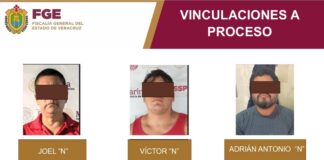 En Veracruz, 6 personas vinculadas a proceso en una semana por extorsión y secuestro agravado