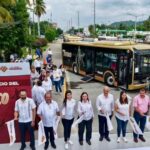 Inaugura Rocío Nahle servicio Totonaco con 40 autobuses en Poza Rica