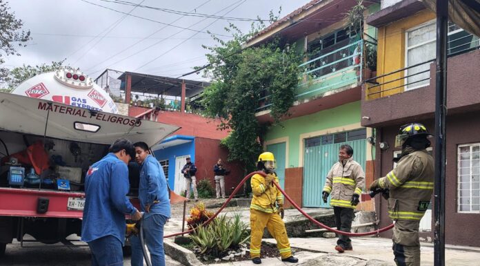 PC Municipal y corporaciones de auxilio atendieron reporte por fuga de gas*