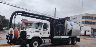 CAEV moviliza maquinaria y personal, en apoyo a Nanchital y Coatzacoalcos