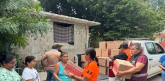 Restablecen caminos y servicios en el norte de Veracruz; avanza Fase de Recuperación
