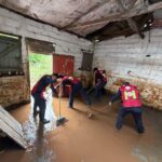 Continúa el Plan Tajín en apoyo a familias afectadas por el frente frío 2 en el sur de Veracruz