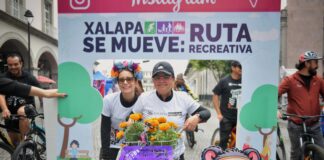 Con temática de Todos Santos, familias disfrutaron la quinta edición de la Ruta Recreativa