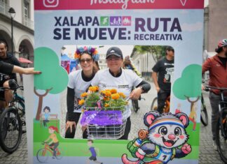 Con temática de Todos Santos, familias disfrutaron la quinta edición de la Ruta Recreativa