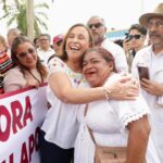 Rocío Nahle anuncia apoyos para mil 500 mujeres indígenas y revisión de obras y hospitales en el Totonacapan.