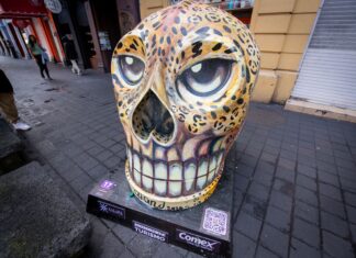 Recorre la Ruta de Calaveras Monumentales en el Centro Histórico y vota por tus favoritas