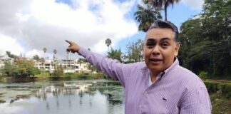 Retiran 700 metros cúbicos de lirio y alistan desazolve de los Lagos de Las Ánimas en Xalapa